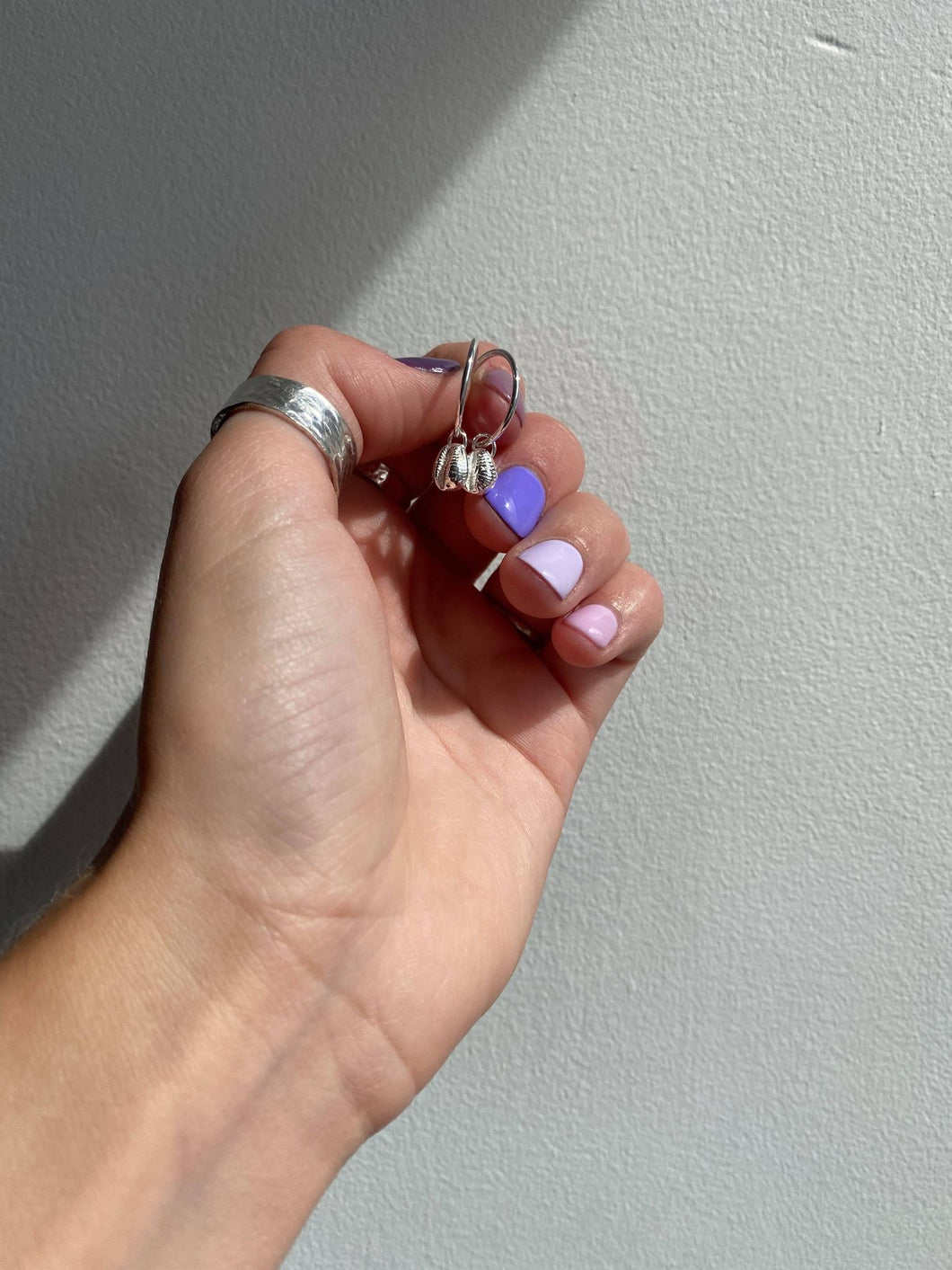 Cowrie Shell Huggies